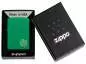 Vorschaubild: Zippo Lucky Clover Grass Green Lasergravur Feuerzeug Verpackung