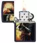 Vorschaubild: Zippo Medieval Warrior Blue Matte Feuerzeug offen