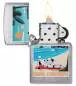Vorschaubild: Zippo Original Stormtrooper Beach Chrom gebürstet Feuerzeug offen