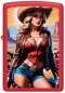 Vorschaubild: Zippo Pinup Cowgirl rot matt Feuerzeug vorne