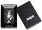 Vorschaubild: Zippo Pinup with Pizza schwarz matt Feuerzeug Verpackung