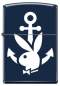 Vorschaubild: Zippo Playboy Anchor in Navy Blue color Druck Feuerzeug vorne