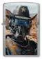 Vorschaubild: Zippo Cowboy Robot Ranger Chrom gebürstet Feuerzeug vorne