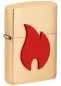 Vorschaubild: Zippo Rotes Flammenemblem Messing Feuerzeug 2008152
