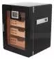 Vorschaubild: Angelo Humidor Schrank LED schwarz seitlich