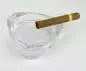 Mobile Preview: Zigarrenascher Kristallglas 3 Ablagen 14x14cm