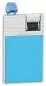Vorschaubild: Caseti Paris Feuerzeug türkisblau Flat Jet Flamme mit Flamme