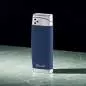 Vorschaubild: Caseti Paris Piezo Feuerzeug blau matt chrom auf Marmor