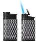 Preview: Colibri Evo Carbon Design silber Feuerzeug