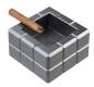 Vorschaubild: Colibri Heritage Cube anthrazit Zigarrenascher mit 4 Ablagen