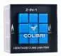 Vorschaubild: Colibri Heritage Cube blau Tischfeuerzeug Verpackung