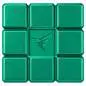 Vorschaubild: Colibri Heritage Cube grün Tischfeuerzeug Draufsicht