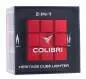 Vorschaubild: Colibri Heritage Cube rot Tischfeuerzeug Verpackung