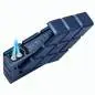 Vorschaubild: Colibri Heritage Pocket Marineblau geöffnet mit 2 Jet-Flammen