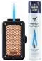 Bild Vorschau: Colibri Rally rosegold schwarz Feuerzeug mit Gas Vorschaubild: Colibri Rally rosegold schwarz Feuerzeug mit Gas