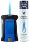 Bild Vorschau: Colibri Daytona II blau schwarz Feuerzeug Vorschaubild: Colibri Daytona II blau schwarz Feuerzeug