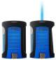 Vorschaubild: Colibri Daytona II blau schwarz Feuerzeug mit und ohne Flamme