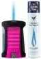 Bild Vorschau: Colibri Daytona II pink schwarz Feuerzeug Vorschaubild: Colibri Daytona II pink schwarz Feuerzeug