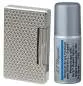 Preview: S.T. Dupont Feuerzeug Initial silber Rautenmuster + Gas