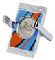 Vorschaubild: S.T. Dupont Zigarrencutter Le Mans blau orange chrom