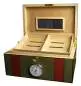 Vorschaubild: Humidor Carbondesign grün/orange 563113 offen