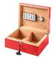 Preview: Humidor Caseti Paris rot offen