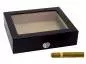 Vorschaubild: Humidor schwarz matt mit Glasdeckel