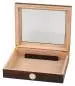 Vorschaubild: Humidor Walnuss-Finish Glasdeckel offen