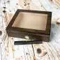 Vorschaubild: Humidor Walnuss-Finish Glasdeckel auf Holz