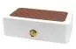 Vorschaubild: Humidor weiss Pianolack mit Leder braun