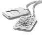 Vorschaubild: Les Fines Lames LE TAG T100 Fleur de Lys Silver liegend