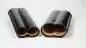 Mobile Preview: Zigarren Schiebe Etui Leder schwarz für 2 Zigarren