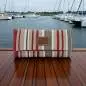 Vorschaubild: Mestango Yacht rot beige grau 1009-4 Tabaktasche