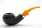 Vorschaubild: Rattray's Beltane's Fire Sandblast Black mit gelbem Mundstück