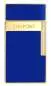 Bild Vorschau: S.T. Dupont Biggy blau gold Feuerzeug vorne Vorschaubild: S.T. Dupont Biggy blau gold Feuerzeug vorne