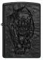 Vorschaubild: Zippo 2008206 Black Panther Black Matte mit schwarzem Metallemblem Frontansicht