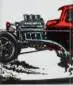 Vorschaubild: Zippo 60006754 Hot Rod White Matte mit rotem US-Car und offenem Motor Motiv vorne