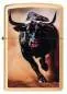 Vorschaubild: Zippo 60007820 Bull Stierlauf Brushed Brass Color Image Frontansicht