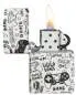 Vorschaubild: Zippo 60007827 Super-Gamer 540° Games Pattern 540° Matte offen mit Flamme