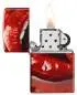 Vorschaubild: Zippo 60007829 Rote Lippen und Kirschen 540° Color 540° Matte offen mit Flamme
