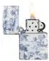 Vorschaubild: Zippo 60007833 Landscape Pattern 540° Cottage-Landhaus 540 Matte offen mit Flamme