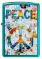 Vorschaubild: Zippo 60007847 Peace Friedenscollage Candy Teal Color Image Frontansicht