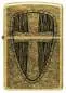 Vorschaubild: Zippo 60007850 Messing Antik graviert Vintage Cross Frontansicht