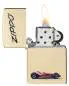 Vorschaubild: Zippo 60007858 Retro Racing Car Roadster Champagne offen mit Flamme