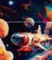 Vorschaubild: Zippo 60007859 Space Elements Orange Matte Reise ins All Frontausschnitt