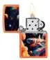 Vorschaubild: Zippo 60007859 Space Elements Orange Matte Reise ins All offen mit Flamme