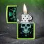 Vorschaubild: Zippo 60007864 Irish Skull Lurid mit grünem Totenkopf Szene