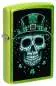 Vorschaubild: Zippo 60007864 Irish Skull Lurid mit grünem Totenkopf, Hut und Kleeblättern