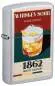 Vorschaubild: Zippo 60007874 Whiskey Sour 1862 Satin Chrome mit Cocktailglas, Zitrone und Vintage-Poster-Motiv