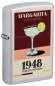 Vorschaubild: Zippo 60007875 Margarita 1948 Satin Chrome mit Cocktailglas, Limettenscheibe und Vintage-Poster-Motiv